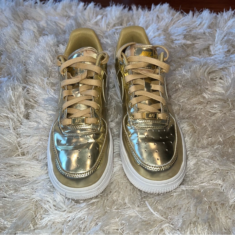 Metallic Gold Air Force 1